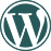 WordPress logo icon